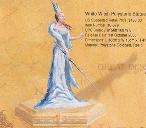 WETA Workshop White Witch Statue Concept